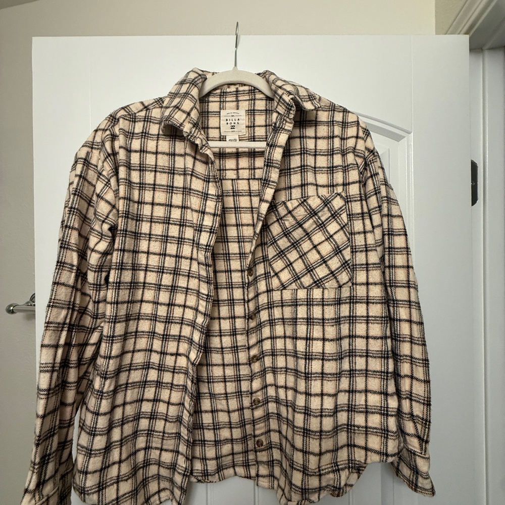 Billabong Plaid Flannel Shirt